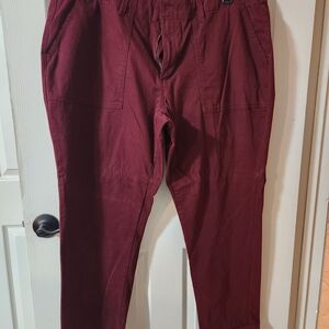 St. John's Bay Women's Burgundy Trousers